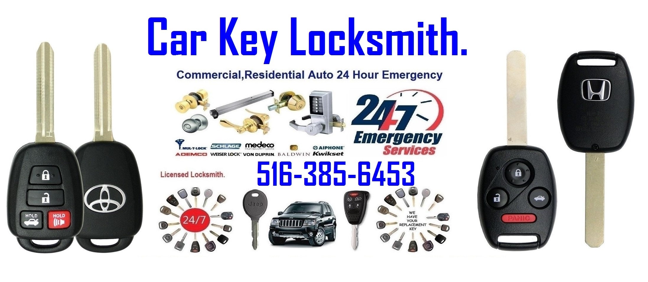 1733 Hancock St Hewlett, NY 11557 car key locksmith company